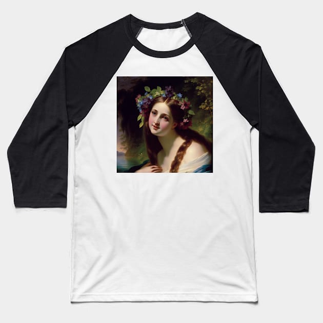 Franz Xaver Winterhalter Ophelia Baseball T-Shirt by faewildlingart